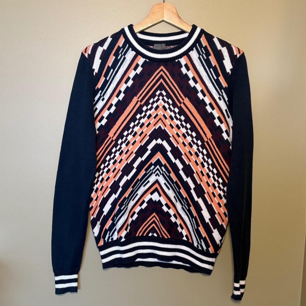 Sweaty Betty Brixton Chevron Sweater in Multi Brixton Chevron Jacquard Size S